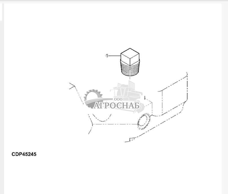 PLUG, WITHOUT WATER TEMPERATURE SENSOR 